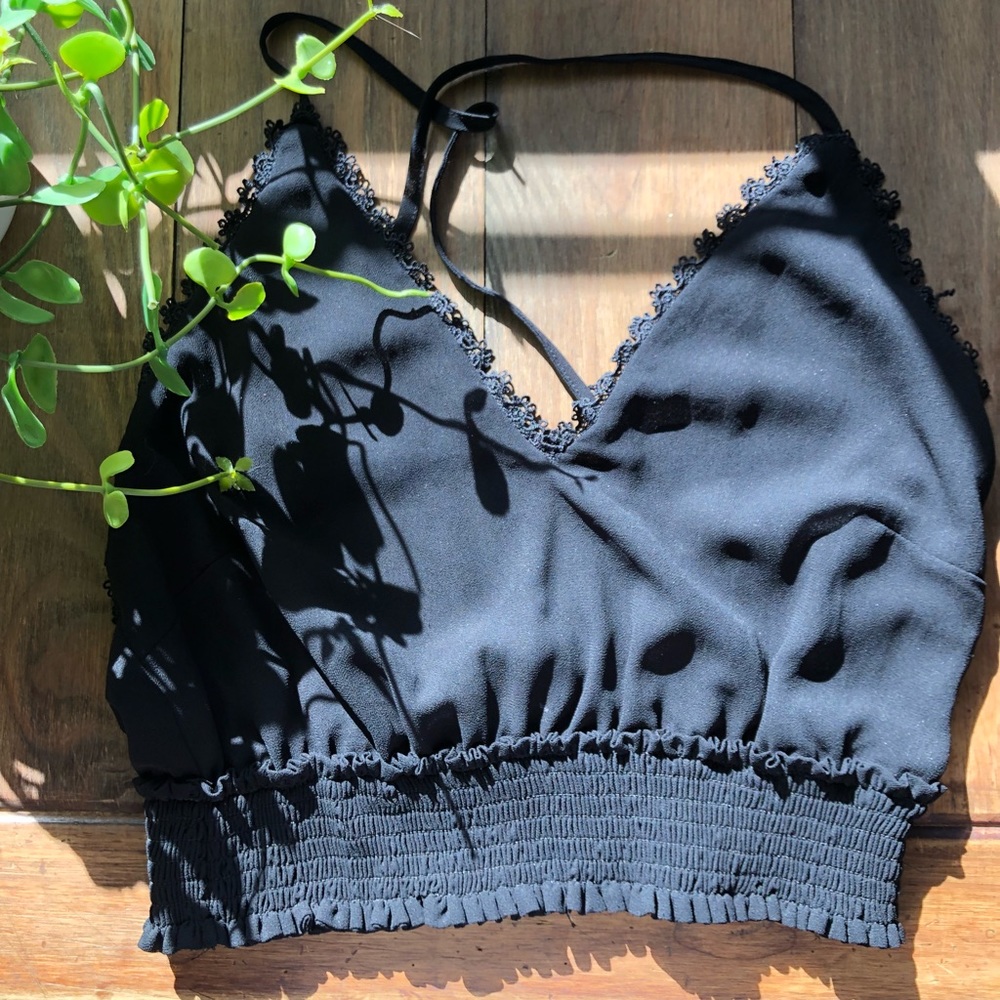 Fashion Nova Black crop top tank